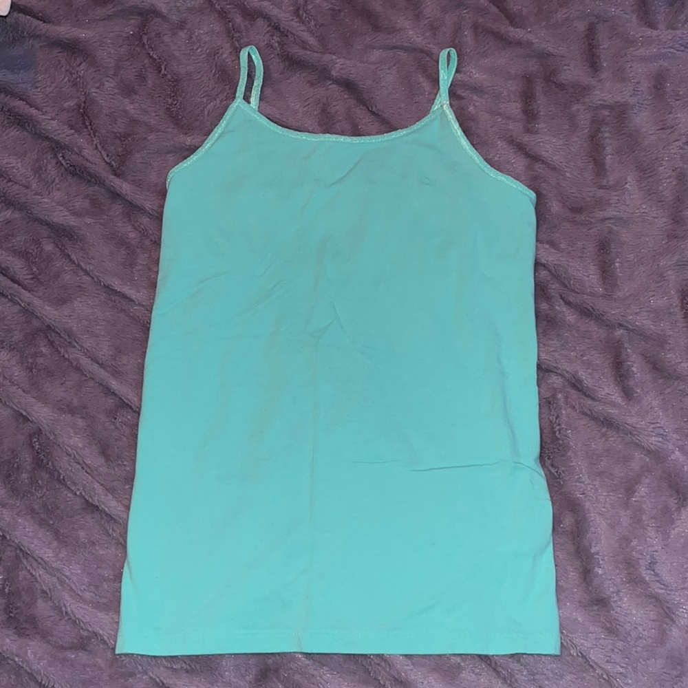 So Girls blue spaghetti strap top